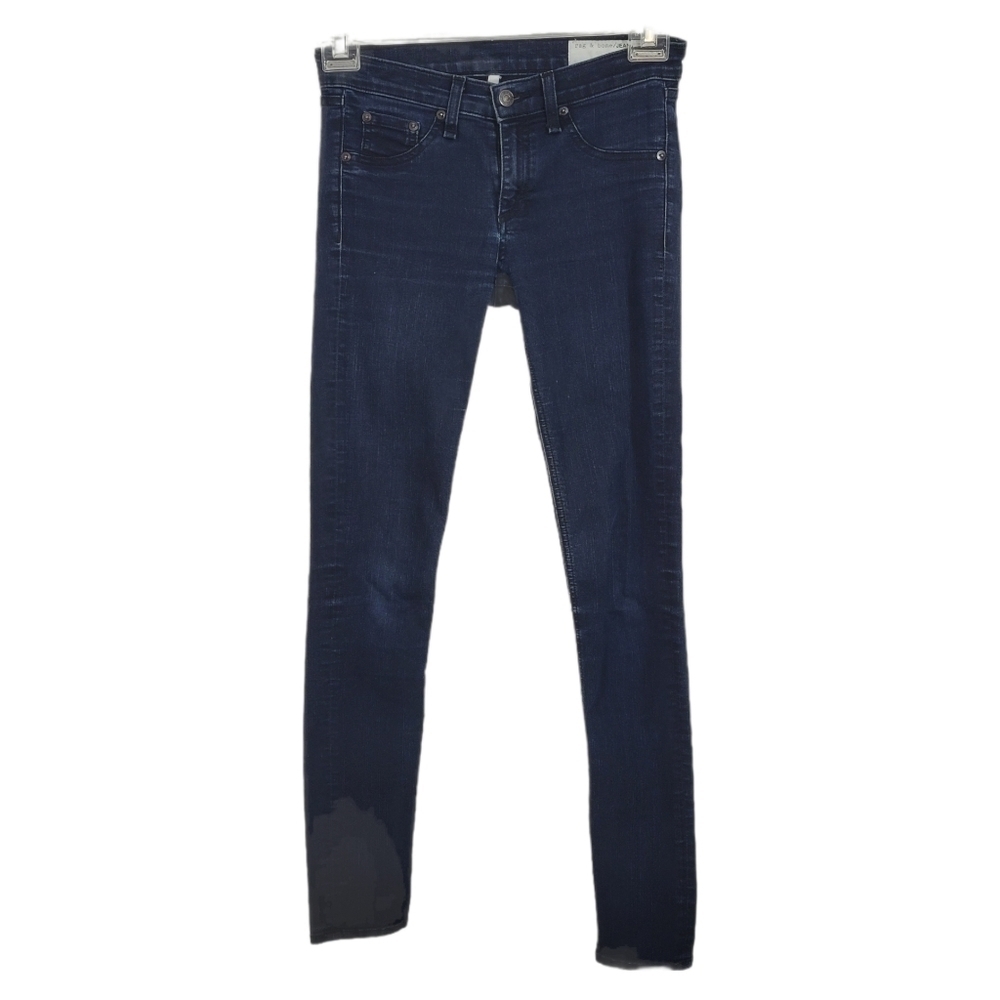 Rag & Bone The Legging Dark Midnight Skinny Jeans